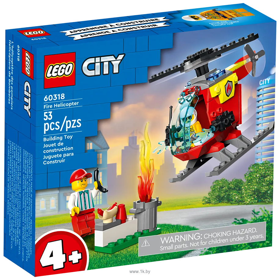 Фотографии LEGO City 60318 Пожарный вертолет