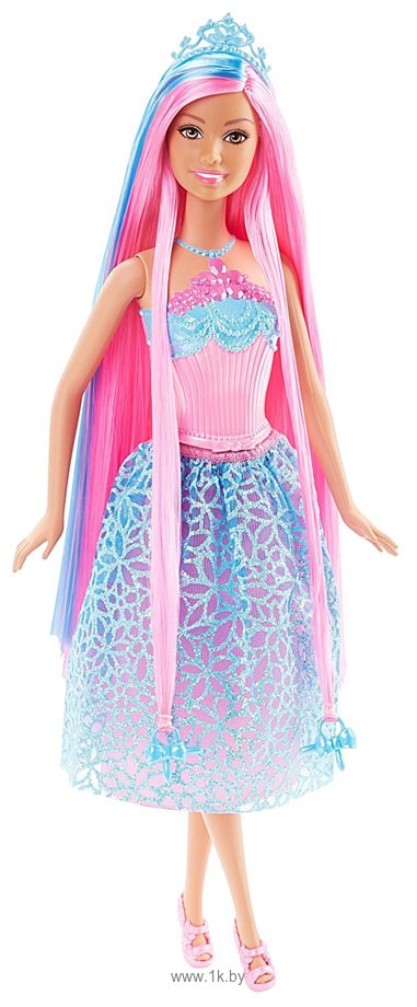 Фотографии Barbie Endless Hair Kingdom Princess Doll - Pink Hair