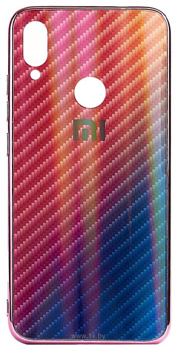 Фотографии EXPERTS Aurora Glass для Xiaomi Redmi Note 7 с LOGO (розовый)