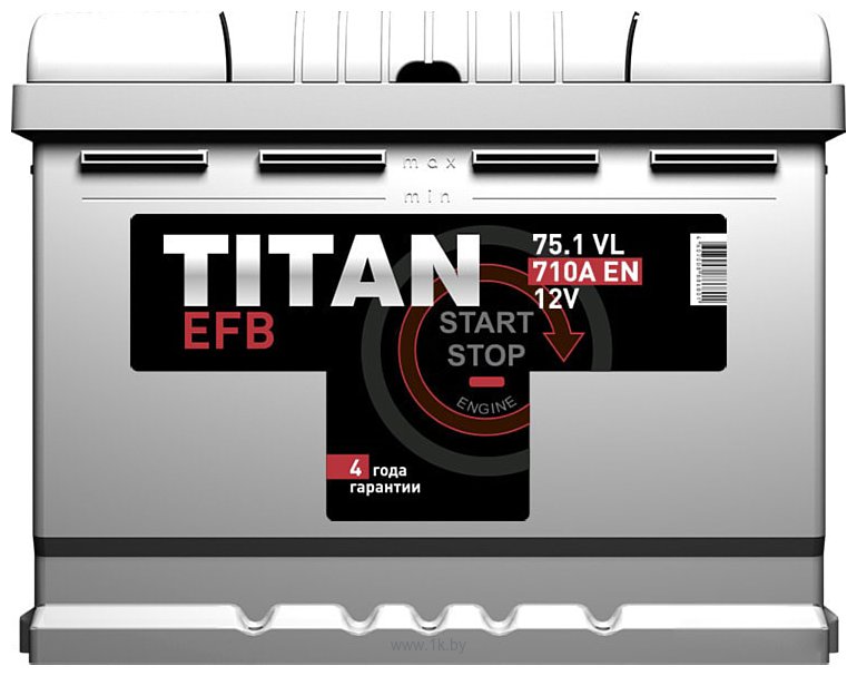 Фотографии Titan EFB 6СТ-75.1 VL (75Ah)