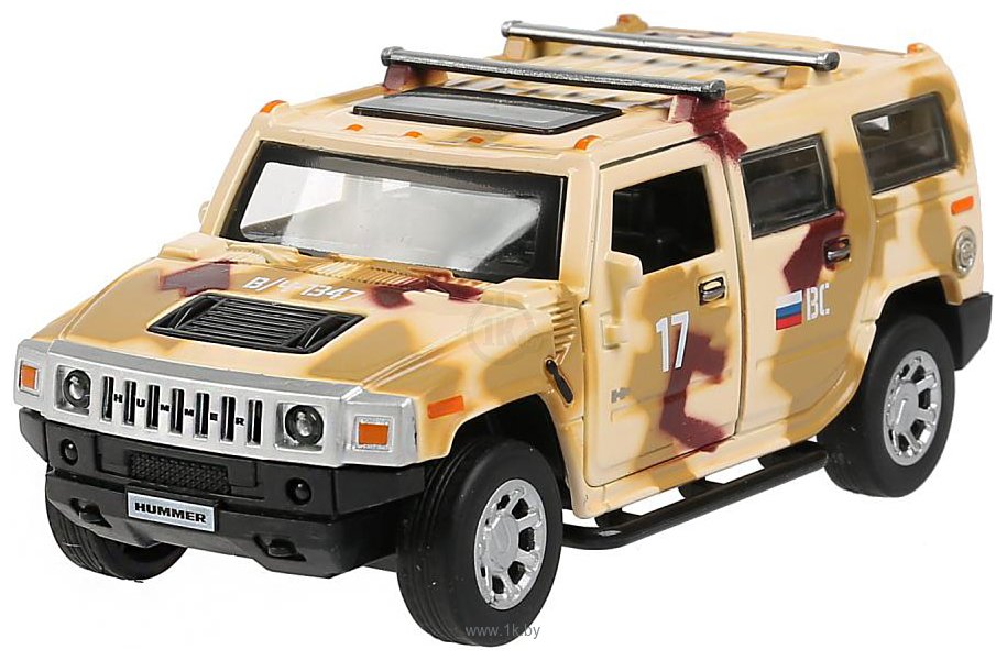 Фотографии Технопарк Hummer H2 HUM2-12MIL-BN (камуфляж)