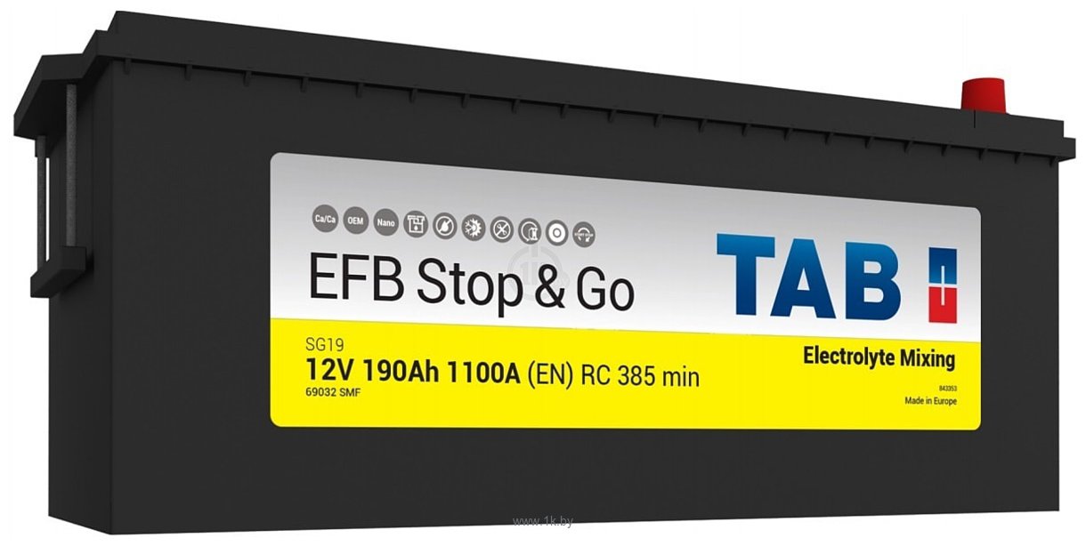 Фотографии TAB EFB Stop&Go SG19 (190Ah)