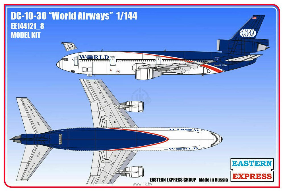 Фотографии Eastern Express Авиалайнер DC-10-30 World Airways EE144121-8
