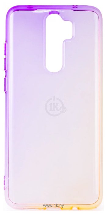 Фотографии Case Gradient Dual для Xiaomi Redmi Note 8 Pro (фиолетово-золотой)