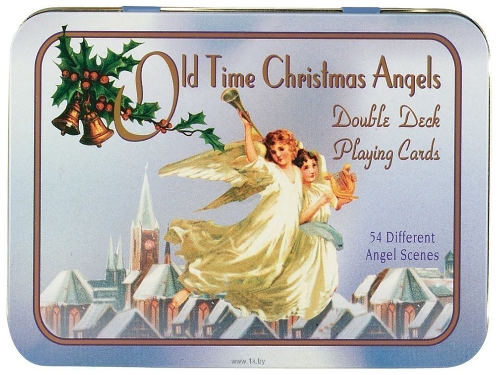 Фотографии US Games Systems Old Time Christmas Angels Deluxe Double Bridge Deck CDA108