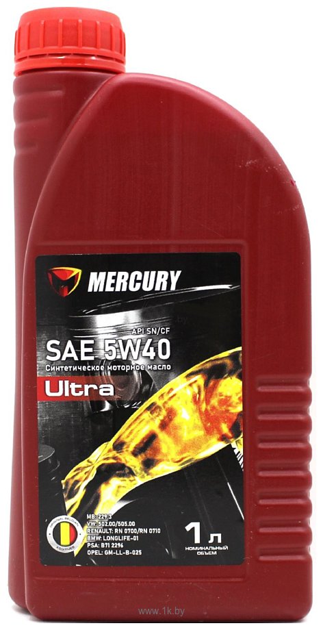 Фотографии Mercury SAE 5W-40 API SG/CD 1л