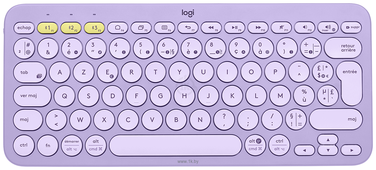 Фотографии Logitech Multi-Device K380 Bluetooth 920-011166 violet/white (без кириллицы)