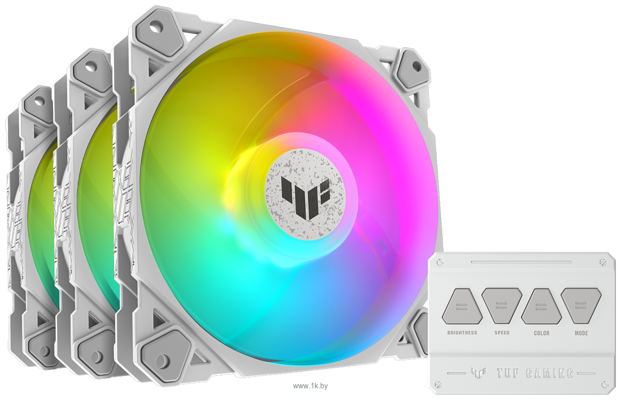 Фотографии ASUS TUF Gaming TF120 ARGB Triple Fan Kit White Edition