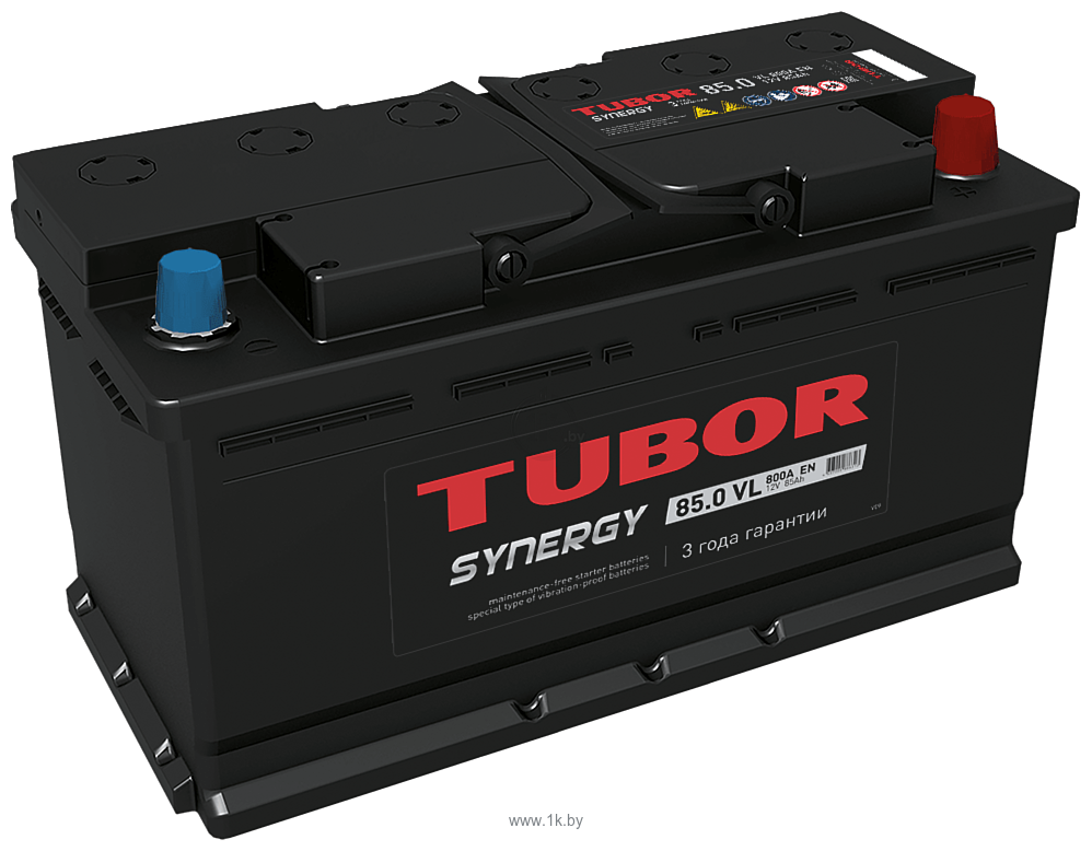 Фотографии Tubor Synergy R+ низ (85Ah)