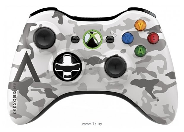 Фотографии Microsoft Xbox 360 Wireless Controller Arctic Camouflage