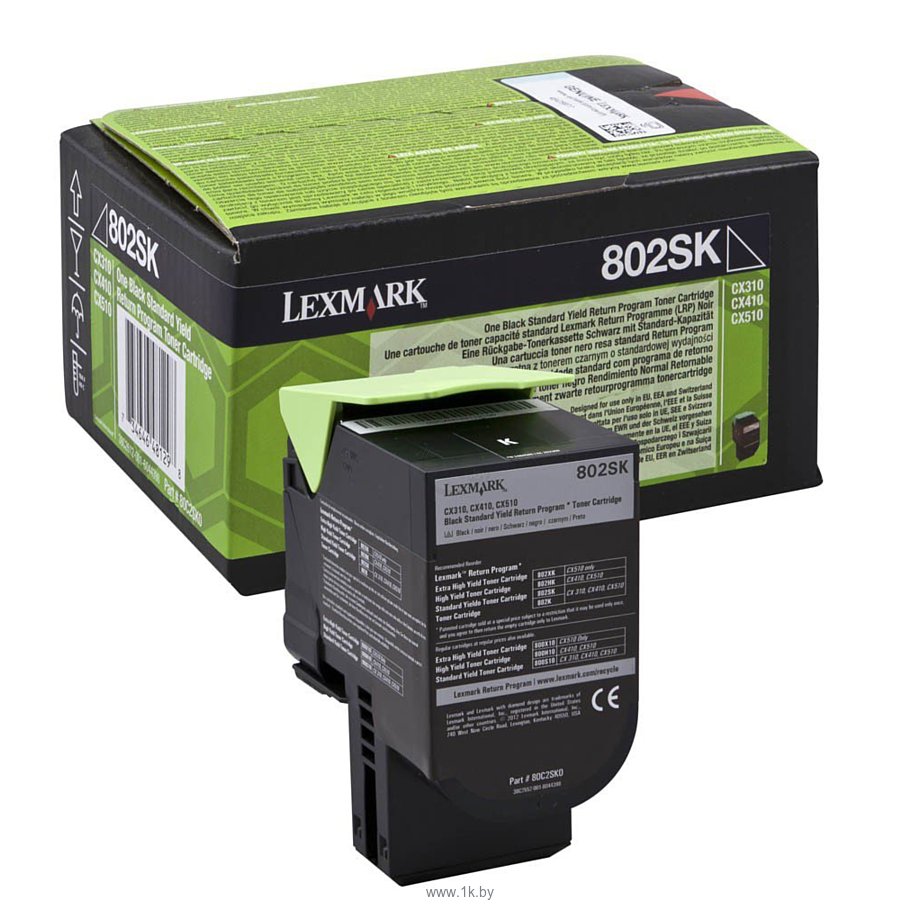 Фотографии Аналог Lexmark 802SK (80C2SK0)