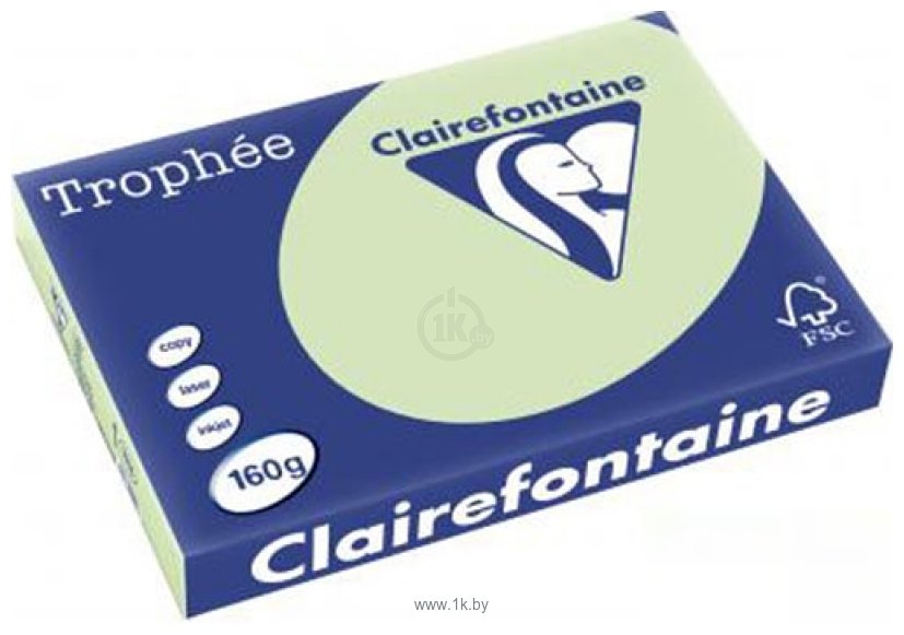 Фотографии Clairefontaine Trophee A3 160 г/кв.м 250 л (ярко-зеленый)