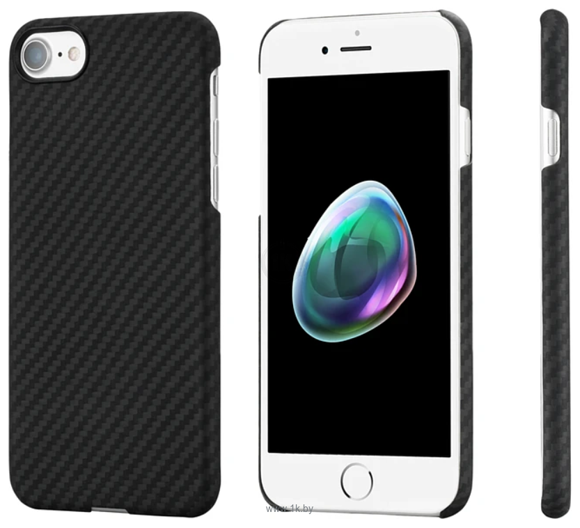 Фотографии Pitaka MagEZ Case Pro для iPhone 7 (twill, черный/серый)