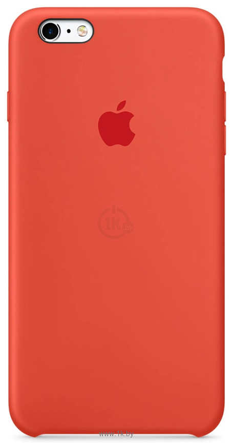 Фотографии Apple Silicone Case для iPhone 6 Plus/6s Plus (оранжевый)