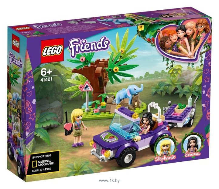 Фотографии LEGO Friends 41421 Джунгли: спасение слонёнка