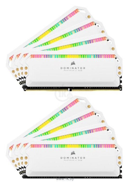 Фотографии Corsair Dominator Platinum RGB CMT128GX4M8C3200C16W