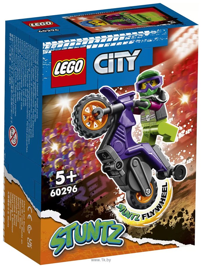 Фотографии LEGO City Stuntz 60296 Акробатический трюковый мотоцикл