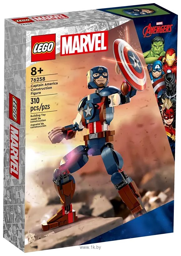 Фотографии LEGO Marvel Super Heroes 76258 Капитан Америка: фигурка