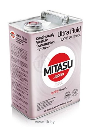 Фотографии Mitasu MJ-329 CVT ULTRA FLUID 100% Synthetic 4л