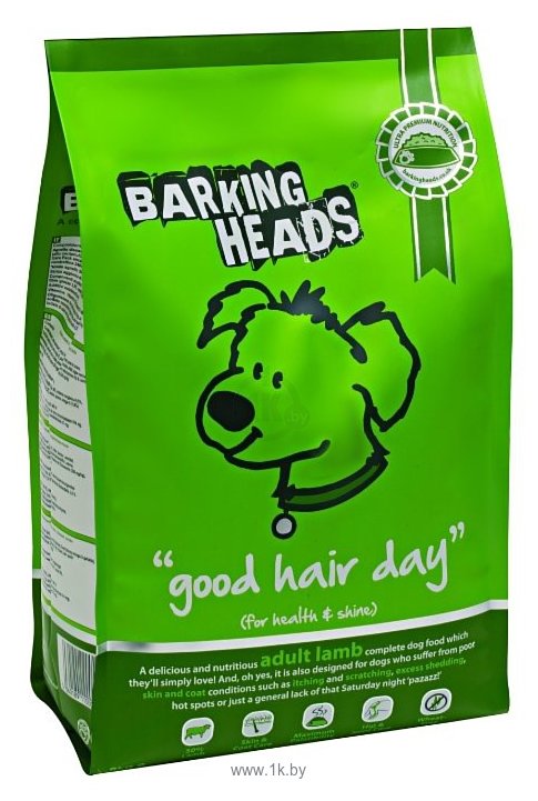 Фотографии Barking Heads Для собак, имеющих проблемы с шерстью, с ягненком и рисом Роскошная шевелюра (18 кг)
