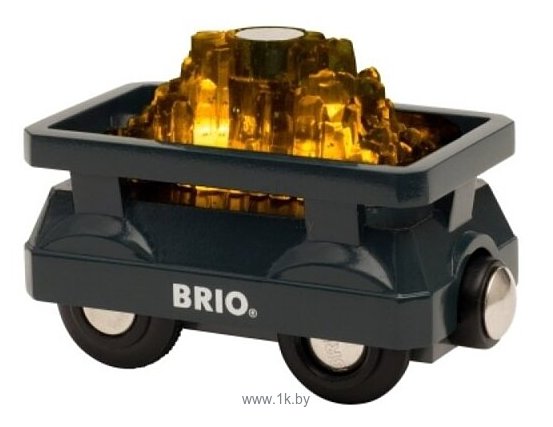 Фотографии Brio Грузовой вагон с золотом 33896