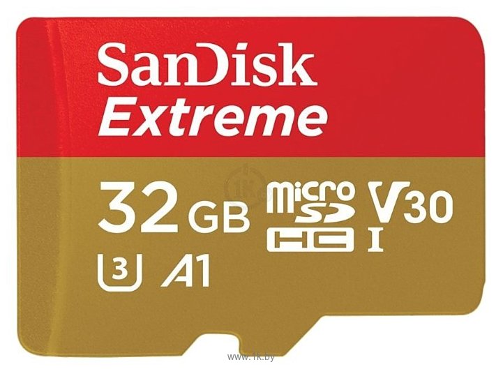 Фотографии SanDisk Extreme microSDHC Class 10 UHS Class 3 V30 A1 90MB/s 32GB