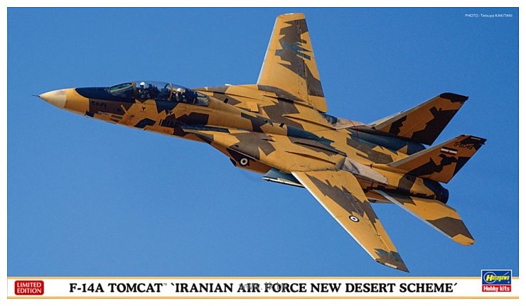 Фотографии Hasegawa F-14A Tomcat Iranian Air Force New Desert Scheme LE 1/72 02242