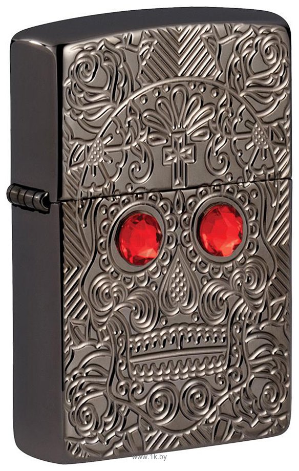 Фотографии Zippo Armor Crystal Skull Design 49300