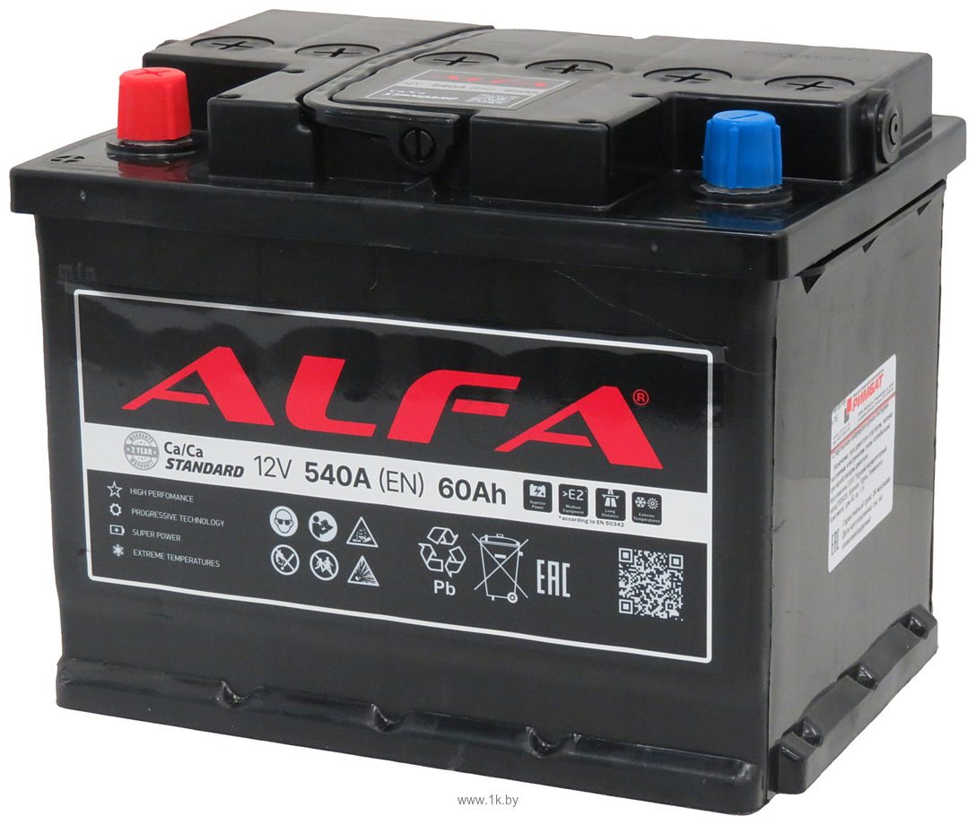 Фотографии ALFA Standard 60 L+ (60Ah)