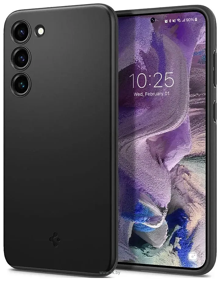 Фотографии Spigen Thin Fit для Galaxy S23 ACS05707 (черный) Фотографии Spigen Thin Fit для Galaxy S23 ACS05707 (черный)