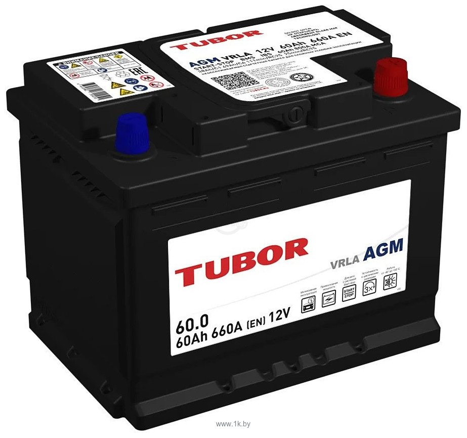Фотографии Tubor AGM R+ (60Ah)