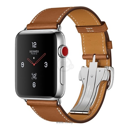 Фотографии Apple Watch Hermes Series 3 42mm with Single Tour Deployment Buckle