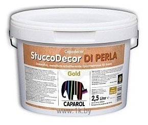 Фотографии Caparol Capadecor StuccoDecor Di Perla Gold (2.5 кг)