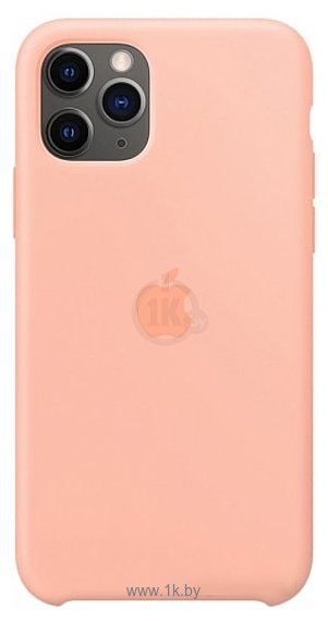 Фотографии Apple Silicone Case для iPhone 11 Pro (розовый грейпфрут)