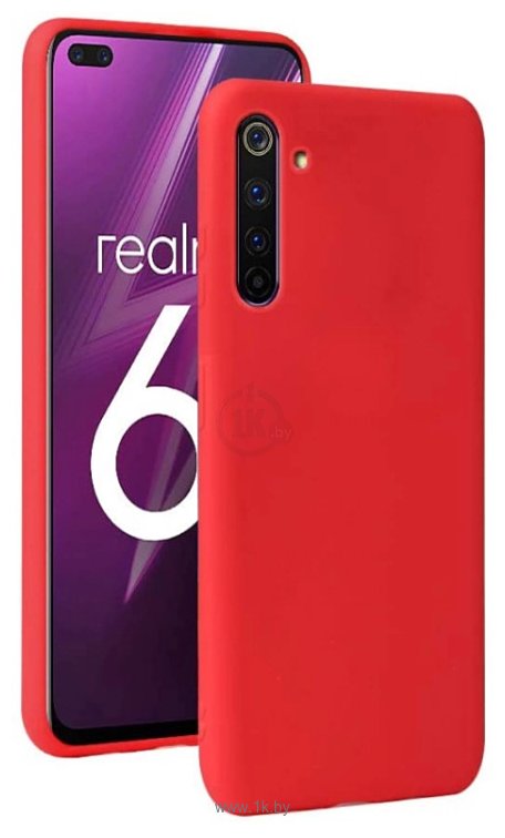 Фотографии Case Matte для Realme 6 (красный)