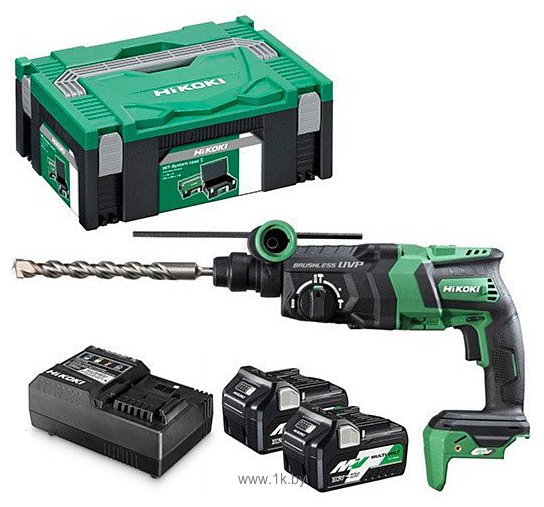 Фотографии Hikoki DH36DPE (с 2-мя АКБ, кейс)