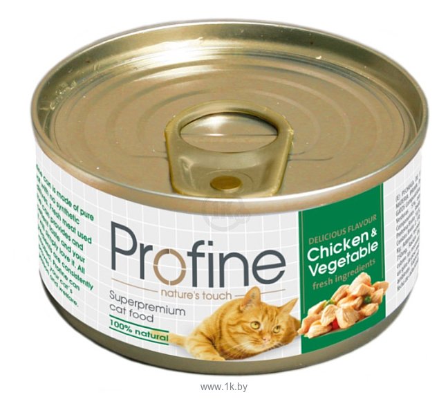 Фотографии Profine (0.07 кг) 1 шт. Консервы для кошек Chicken & Vegetable