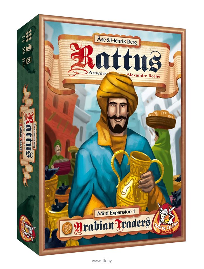 Фотографии White Goblin Games Раттус: Арабские купцы (Rattus: Arabian Traders, дополнение)