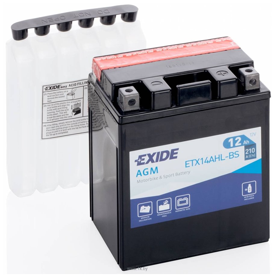 Фотографии Exide ETX14AHL-BS (12Ah)