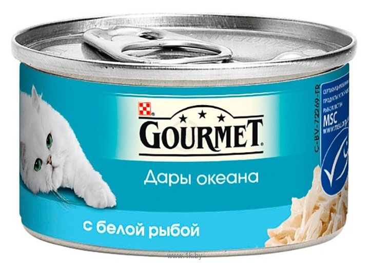 Фотографии Gourmet Дары океана с Белой рыбой (0.085 кг) 1 шт.