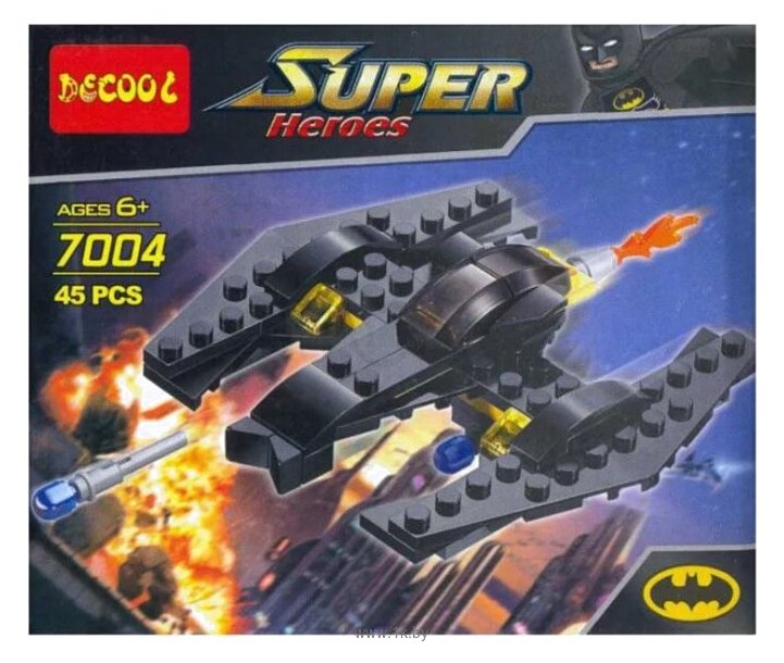 Фотографии Jisi bricks (Decool) Super Heroes 7004 Бэтвинг