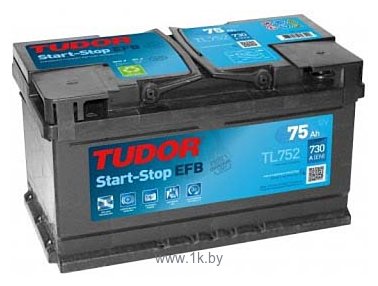 Фотографии Tudor Start-Stop EFB TL752 (75Ah)