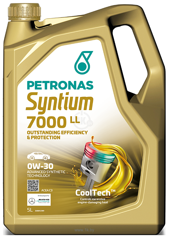 Фотографии Petronas Syntium 7000 LL 0W-30 70720E18EU 5 л