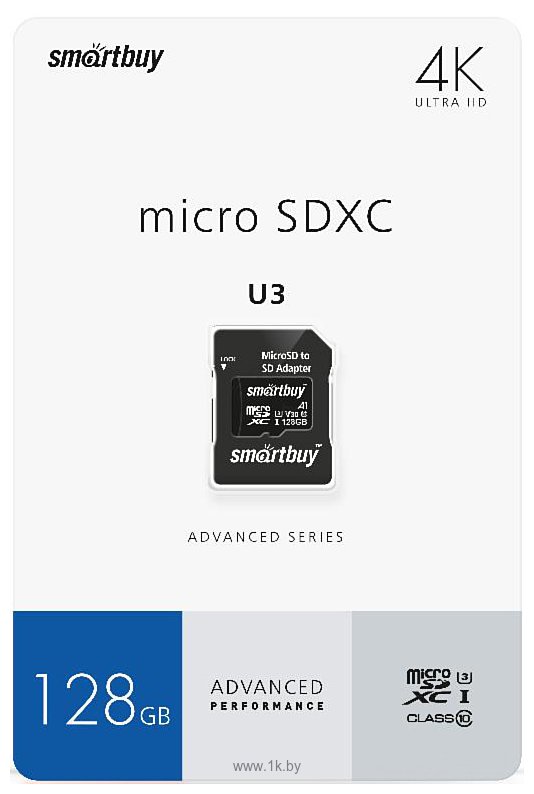 Фотографии SmartBuy microSDXC SB128GBSDU1A-AD 128GB