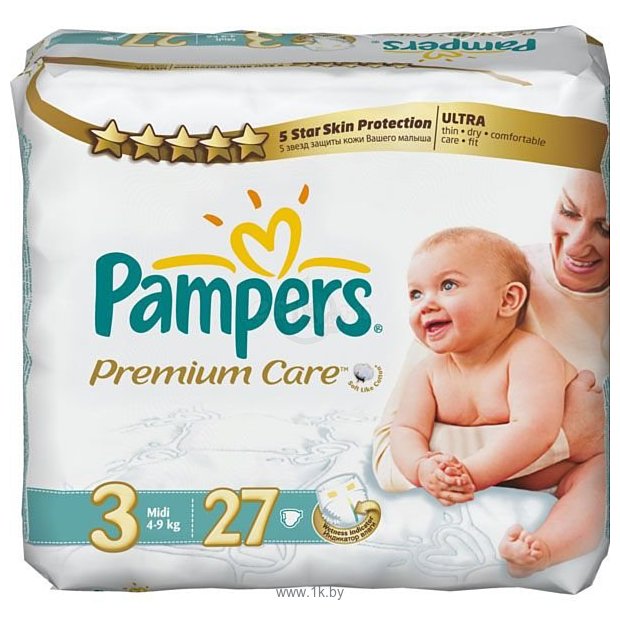 Фотографии Pampers Premium Care 3 (4-9кг) 27шт