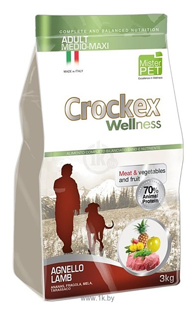 Фотографии Crockex (12 кг) Wellness Adult Medio-Maxi ягненок с рисом