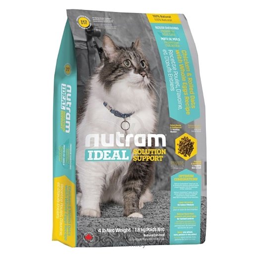 Фотографии Nutram (0.4 кг) I17 Для кошек, живущих в помещениях