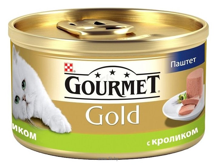 Фотографии Gourmet (0.085 кг) 24 шт. Gold Паштет с кроликом