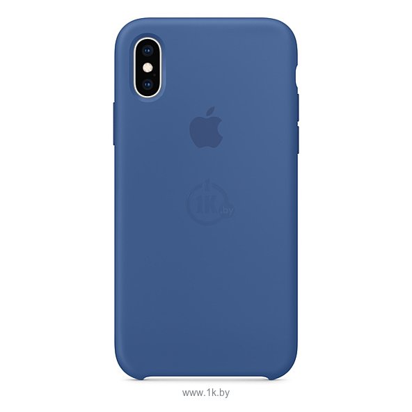 Фотографии Apple Silicone Case для iPhone XS (голландский синий)