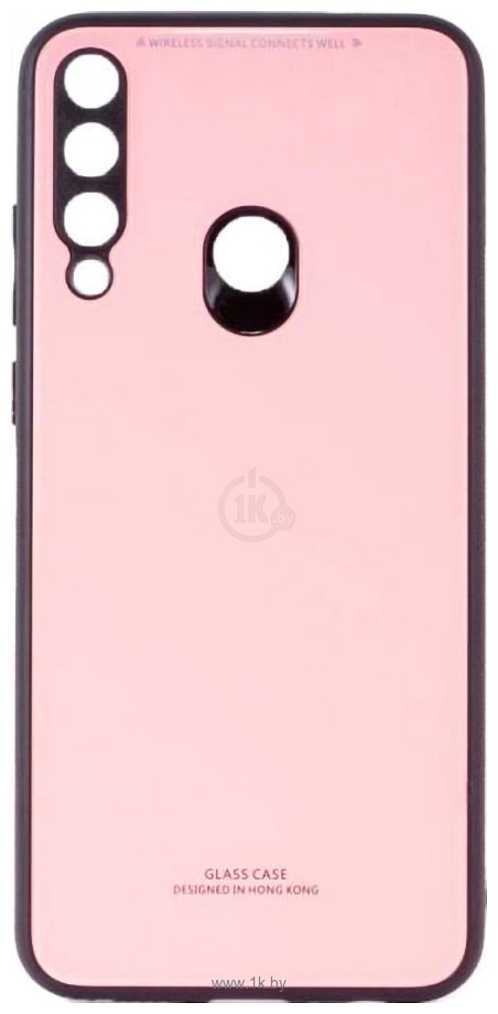 Фотографии Case Glassy для Huawei Y6p (розовый)